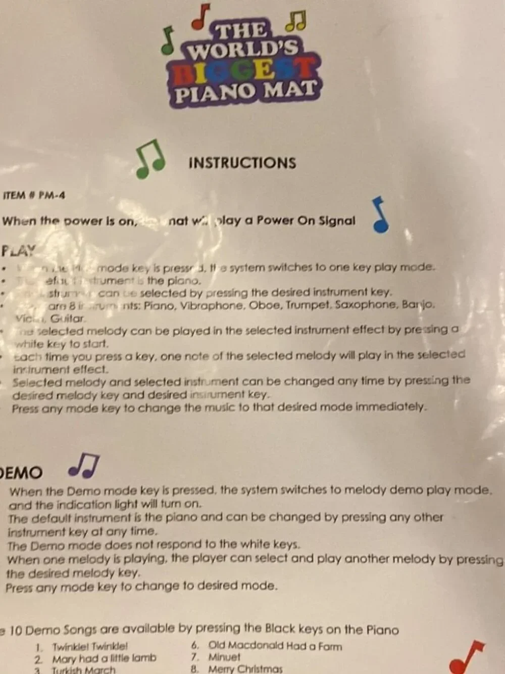 The World’s Biggest Piano Mat